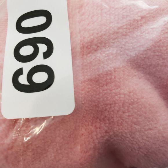 Bobbie Brooks Women's 1x zip pink fleece robe nightshirt pockets fleece - Picture 6 of 6